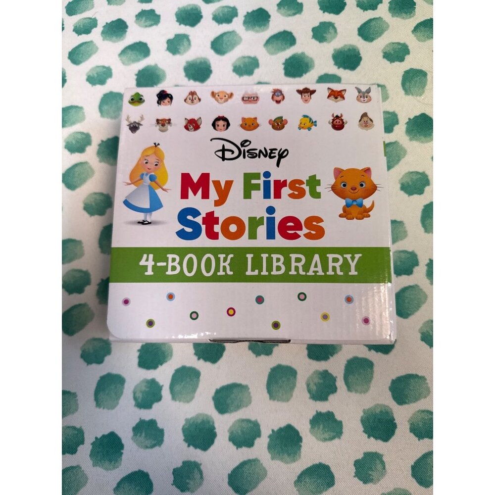 Disney My First Stories 4-Book Library For Kids Featuring Classic Characters